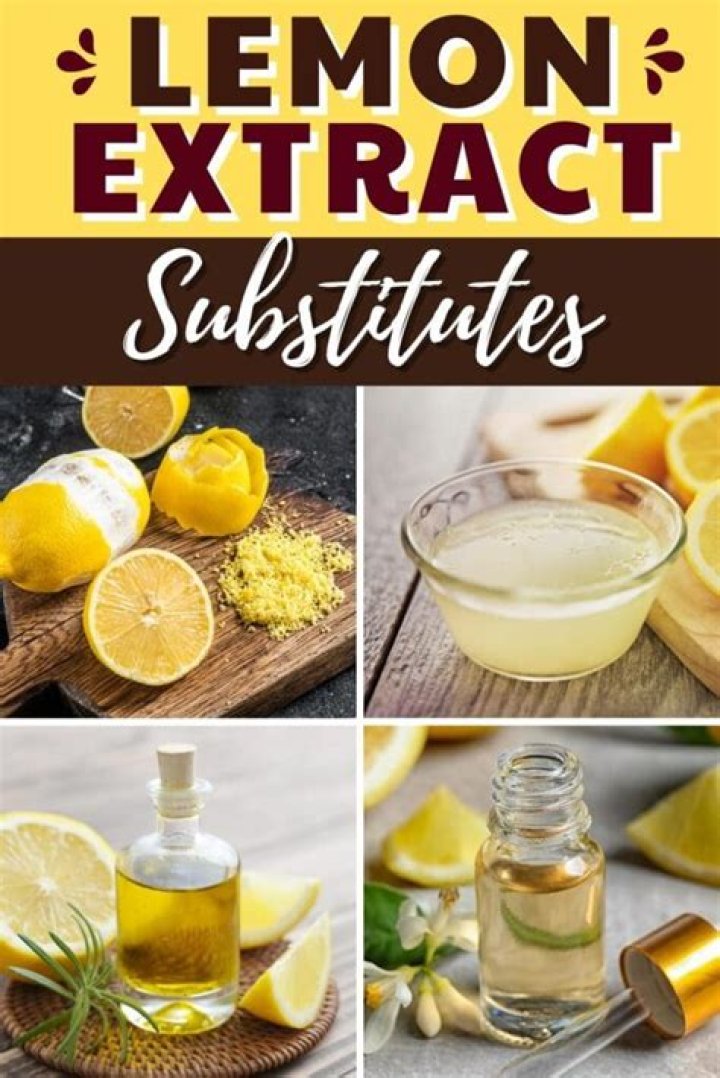 Can I substitute lemon juice for lemon essential oil?